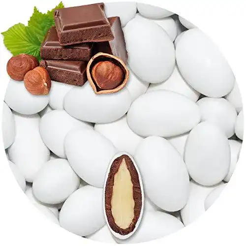 Hochzeitsmandeln Einssein 0,5kg Schokomandeln Nougat weiss matt