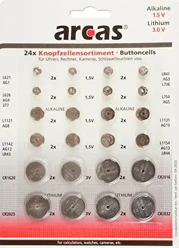 Knopfzelle Arcas Camelion 127 92400 1,5 Volt