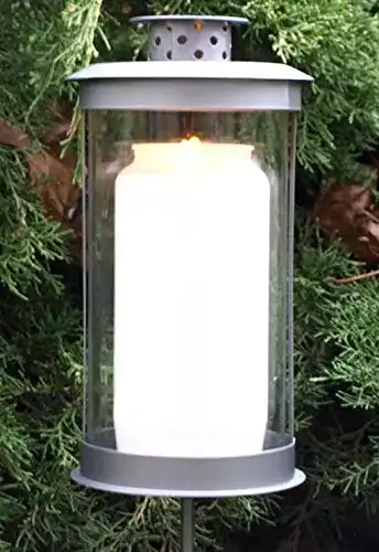 Grablaterne mit Stecker und 105 Stunden Brenndauer für Grablicht