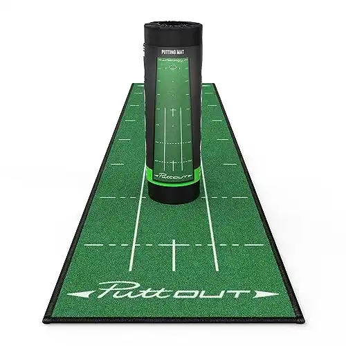 Putting-Matte PuttOut für Erwachsene Golfer Training zu Hause