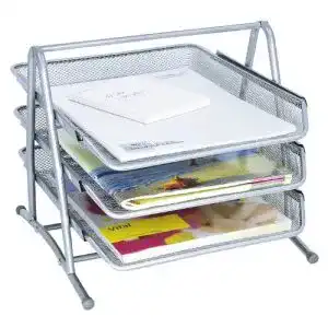 Briefablage Wedo 65854 aus Drahtmetall für das Büro