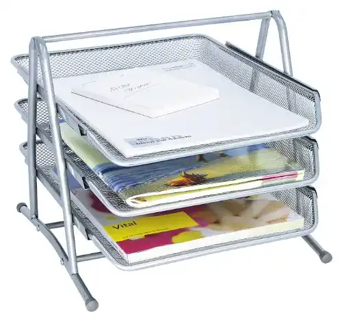 Briefablage Wedo 65854 aus Drahtmetall für das Büro