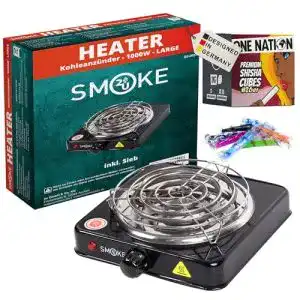 Shisha Kohleanzünder SMOKE 2U Smoke2u® 1000 Watt Hotplate
