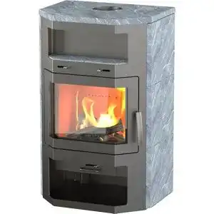 Thermia Kaminofen Bali Max Naturstein grau 8,5 kW