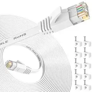 Cat6 Ethernet Kabel 10 Meter von Nixsto, Netzwerkkabel für hohe Geschwindigkeiten