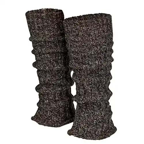 Stulpen Piarini Grobstrick Damen Bein – Warme Winterbeinstulpen