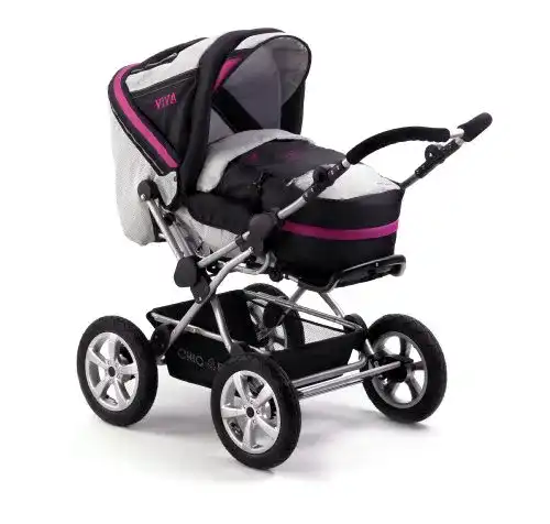 Kinderwagen Chic 4 Baby 100 33 Alu-Kombi in Viva Fuchsia