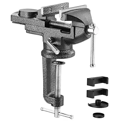 Drehbarer Schraubstock TEENO mit 70 mm Backenbreite