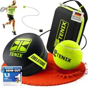 Tennis Trainingsgerät Tenix Tennis-Trainer Set mit Power-Grip-System
