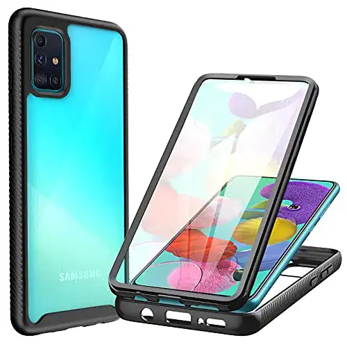 Samsung Galaxy A51 Hülle CENHUFO – 360 Grad Schutzhülle für A51
