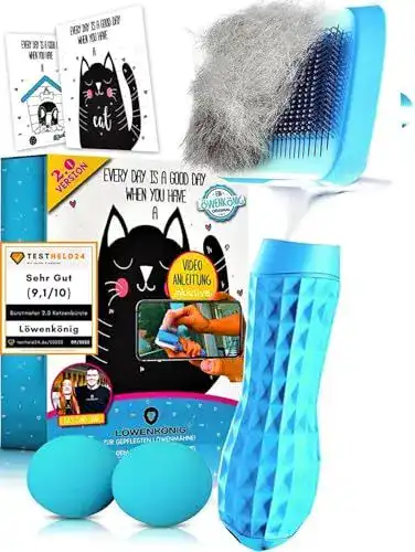 Haustierbürste Löwenkönig Bürstinator 2.0 für Katzen