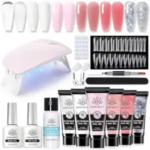Nageldesign-Set Born Pretty Polygel Starter Set mit UV Lampe