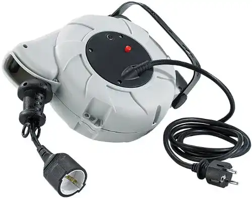 Kabeltrommel Automatik Revolt Kabelaufroller mit 9 Meter Kabel