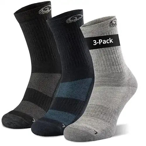Giesswein Merino Wandersocken für Herren und Damen im 3er Pack, Größen 35-46