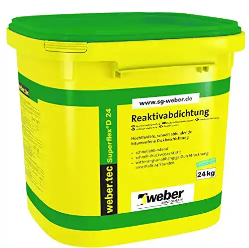 Bitumen Dickbeschichtung weber.tec Superflex D24 6kg