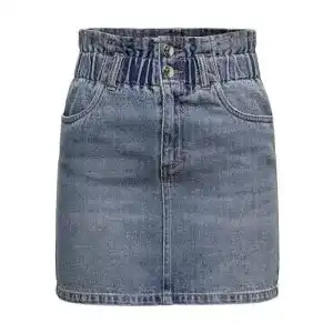 Jeansrock Only Damen Mittelblau Denim Minirock