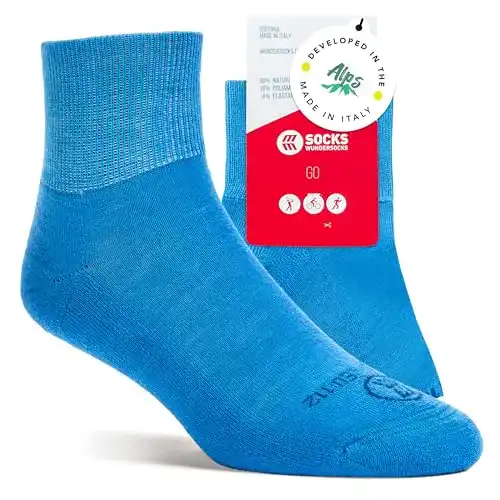 Wundersocks Go Socken für Damen und Herren (41/43, Hellblau)