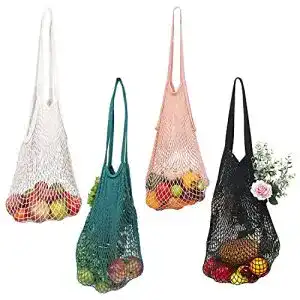 Shopper Tasche BELLE VOUS 4 STK Netz Einkaufstasche