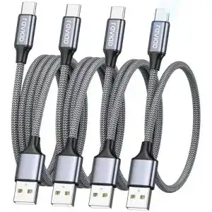 USB-C Schnellladekabel RAVIAD Typ C Kabel 4er Set