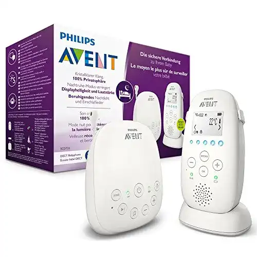Philips Avent Audio Babyphone SCD723/26 mit DECT-Technologie