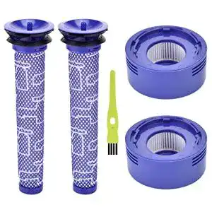 Dyson V8 Filter Set für V7 und V8 Modelle 2 Stück HEPA Nachmotorfilter und Vorfilter