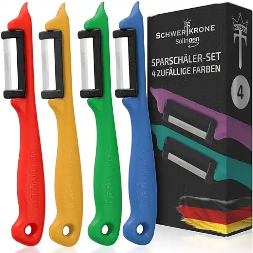 Pendelschäler Schwertkrone Obst- und Gemüseschäler Set