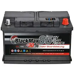 Autobatterie 85Ah Blackmax 12V Starterbatterie für PKW