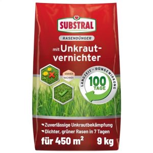 Substral Rasendünger mit Unkrautvernichter 9kg für 450qm