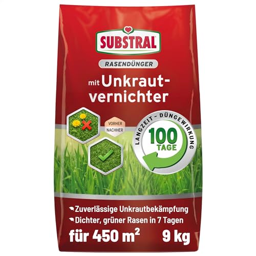Substral Rasendünger mit Unkrautvernichter 9kg für 450qm