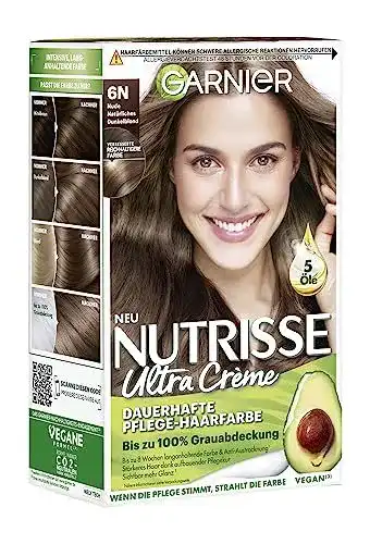Garnier Nutrisse Intensivtönung Pflege-Haarfarbe mit Fruchtölen
