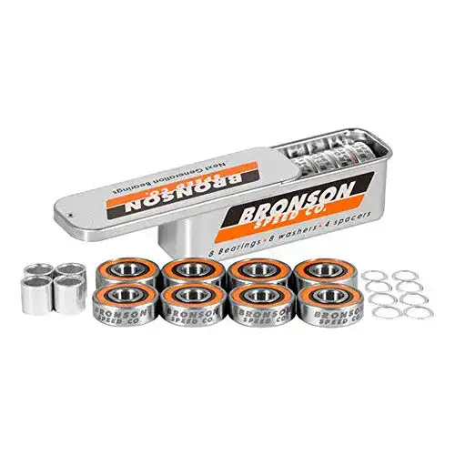 Skateboard Kugellager Bronson Speed Co, 8 Stück, Mehrfarbig