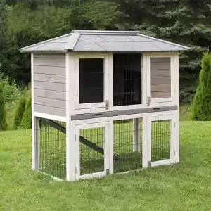 Kaninchenstall Miweba MyAnimal MH-28 mit Freilaufgehege