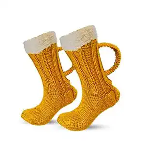 Lustige Socken FGFD&OU für Herren und Damen, bunte Stricksocken