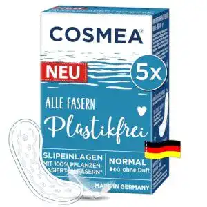Cosmea Slipeinlagen plastikfrei normal 5 x 32 Stück