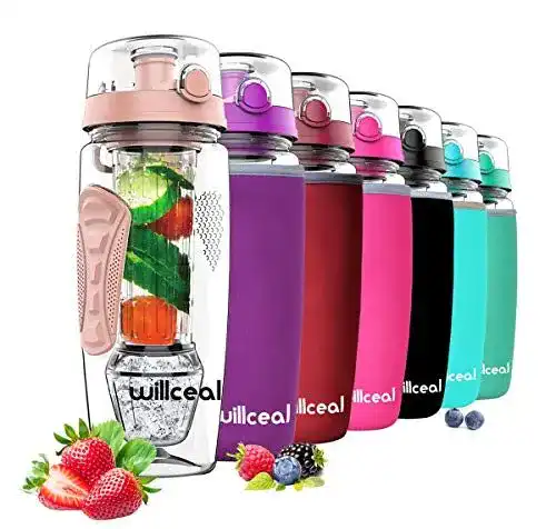 Trinkflasche mit Fruchteinsatz von Willceal