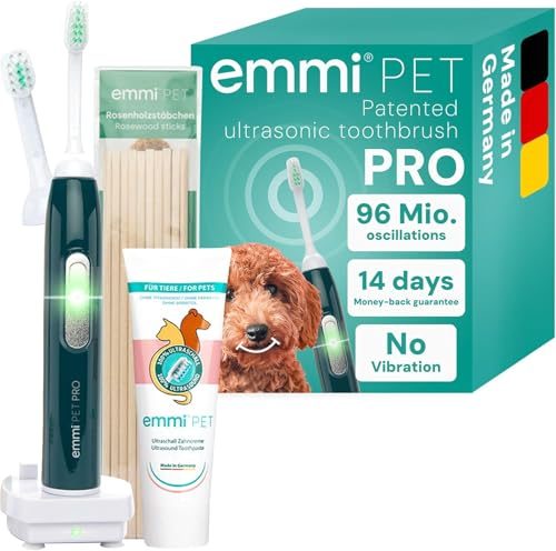 Hundezahnbürste Emmi-Pet 2.0 Ultraschall ohne Geräusche