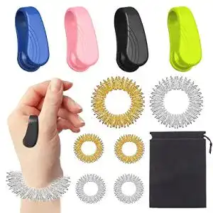 Akupressur Clip Leikedun 10 Stück Massage Ringe Set