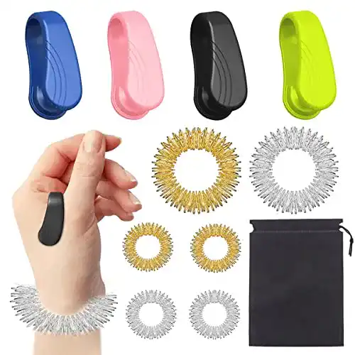 Akupressur Clip Leikedun 10 Stück Massage Ringe Set