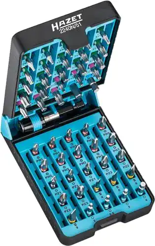HAZET Bitset 2240N/51, 51-teiliges Präzisions-Bit-Set