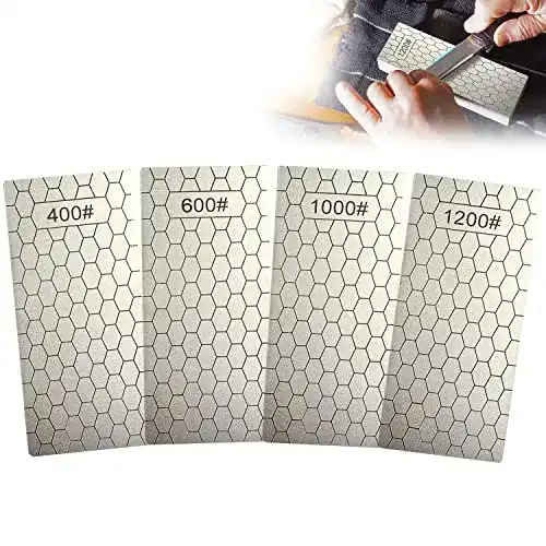 Diamant Schleifstein Set HWTONG 4 Stück 400 600 1000 1200