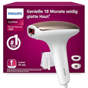 Philips Lumea IPL 7000 Series Haarentferner mit 2 Aufsätzen
