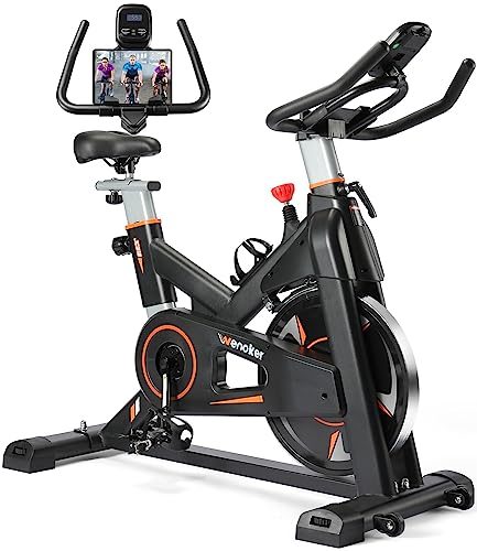 Indoor Bike Wenoker Heimtrainer für Zuhause mit LCD-Monitor und Tablet-Halterung
