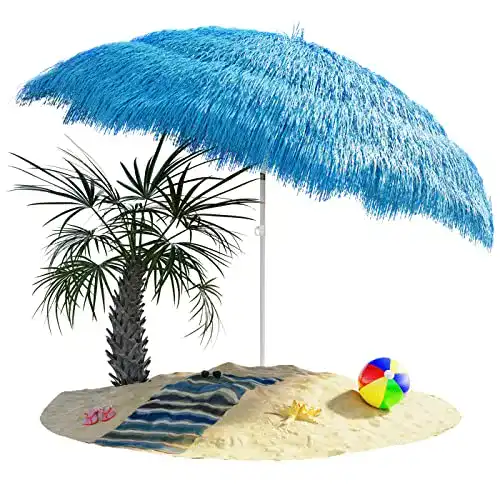 Kingsleeve Sonnenschirm Hawaii mit Ø 160 cm und UV-Schutz 30+