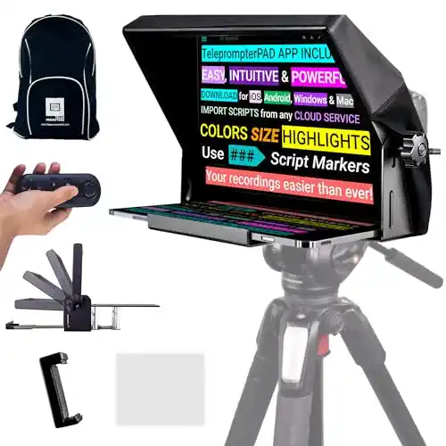 Teleprompter iLight PRO 12″ Autocue für iPad und Tablets