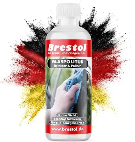 Glaspolitur Brestol 300 ml für Auto- und Haushaltsglasflächen