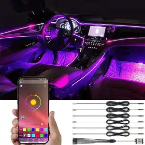 Auto LED Innenbeleuchtung von TABEN Neonleuchtleisten für Fahrzeuge