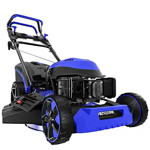 Denqbar Benzin-Rasenmäher DQ-R53EV mit 9-in-1 Funktionen