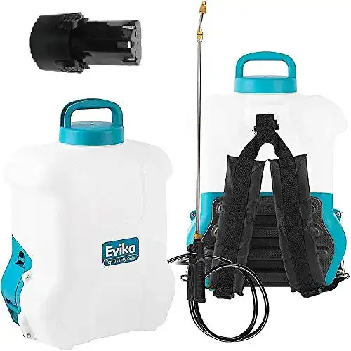 Rückenspritze Evika Akku Drucksprüher 16 Liter für Garten und Landwirtschaft
