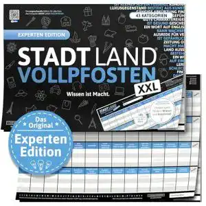 Stadt Land Vollpfosten Denkriesen Experten Edition ab 12 Jahren