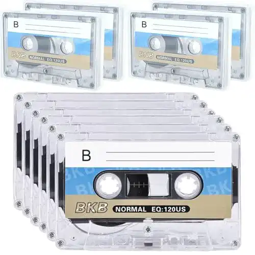 Audio Kassetten Editbar 10 Stück Leer Rauscharm für Aufnahmen